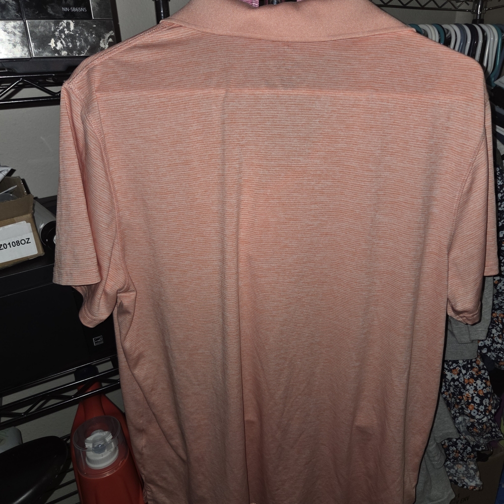 Apt. 9 Men's Orange Polo Shirt - Picture 3 of 3